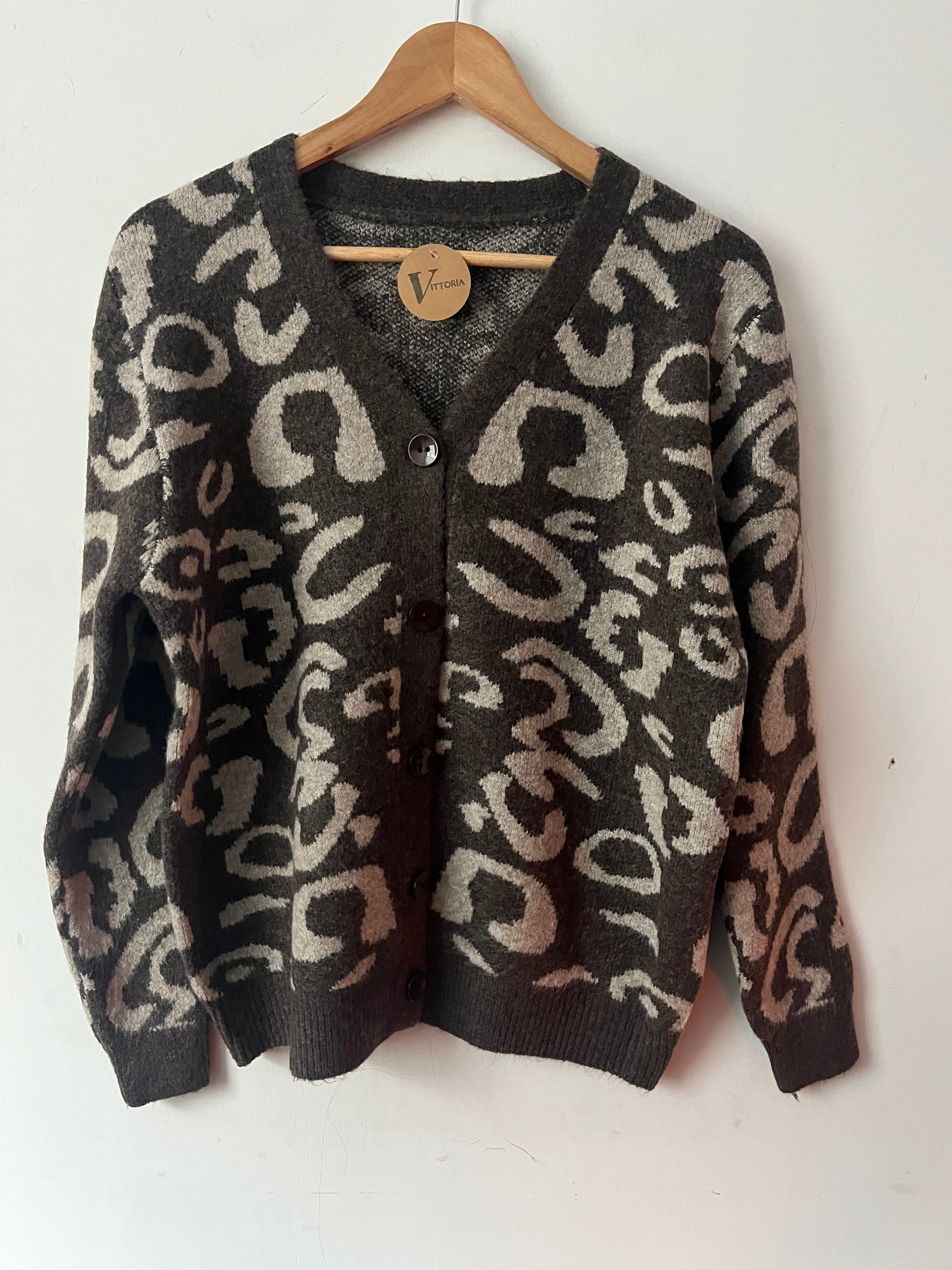 Chaleco print corto