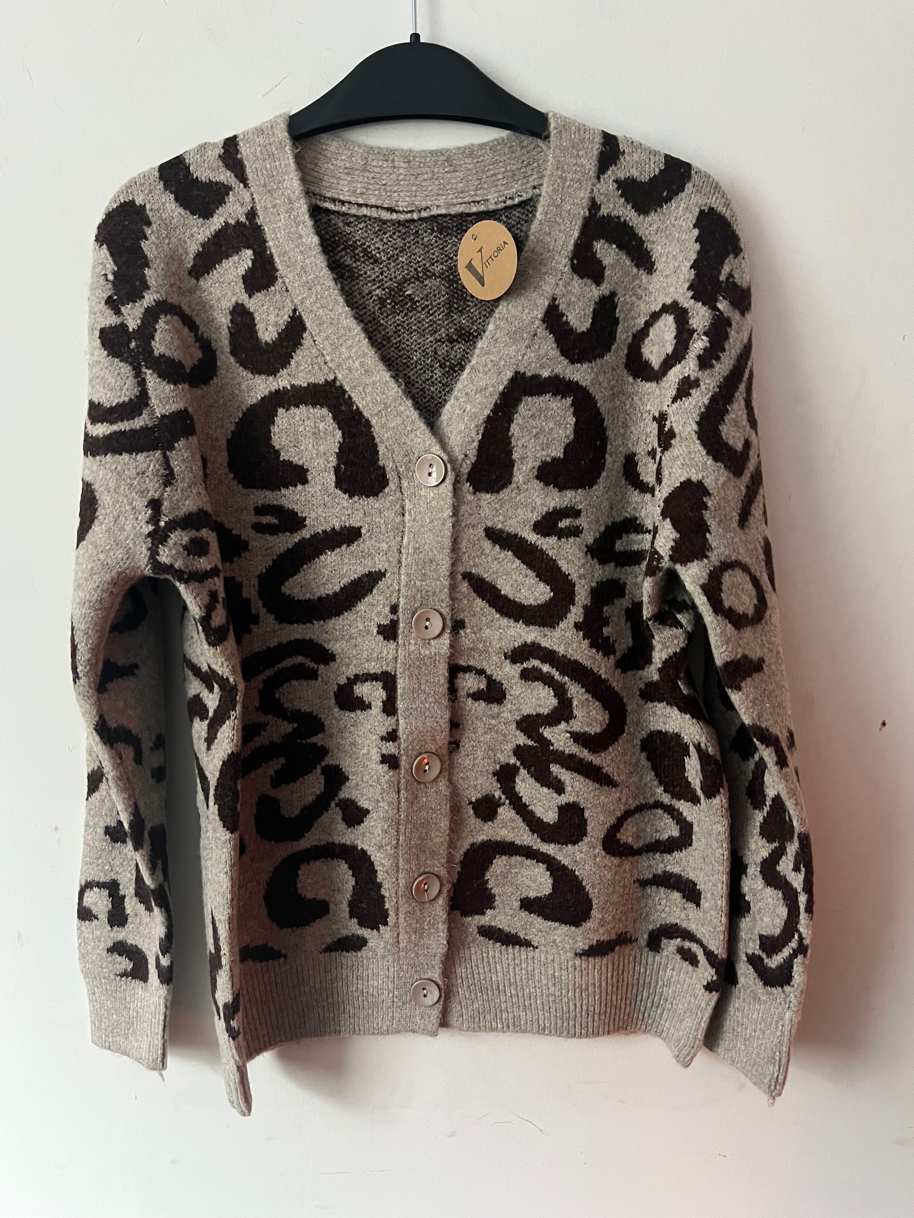 Chaleco print corto