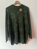 Swetter corazones verde